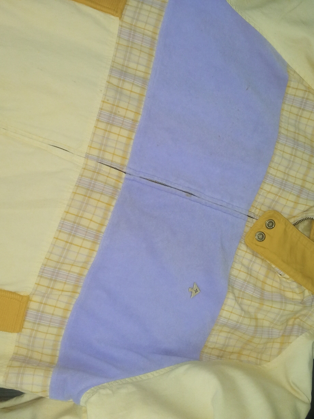 LRG Lavender and Yellow Plaid Lightweight Shirt Jacket